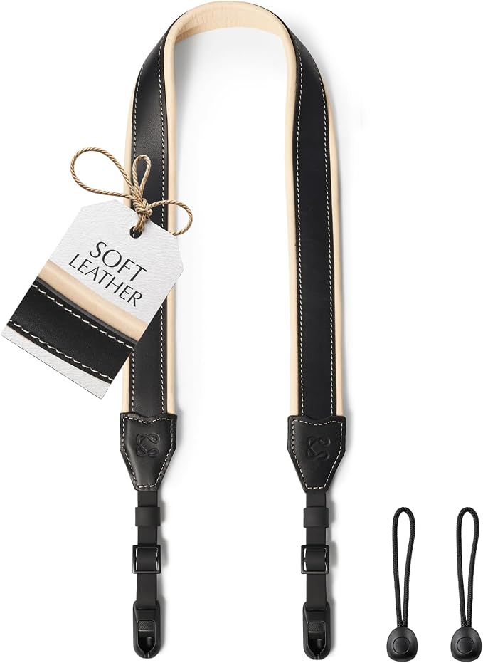 C Coiro Classic Leather Camera Strap by CCoiro