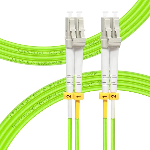FLYPROFiber- 3M/10ft OM5 LC to LC Fiber Patch Cable, Length Options: 0.2m-20m by FLYPROFiber