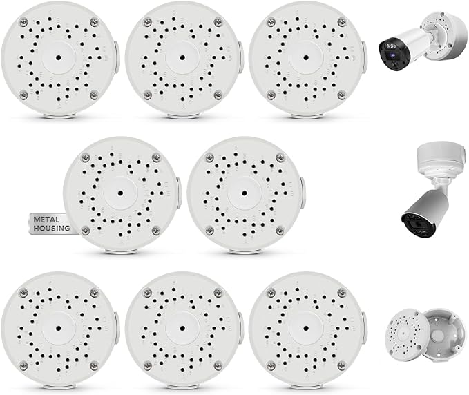 Metal Universal Bullet Security Camera Junction Box, Aluminum Mount Bracket Base by KURIAUDDO