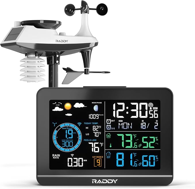 Raddy UV-6 Professional Weather Station by Raddy