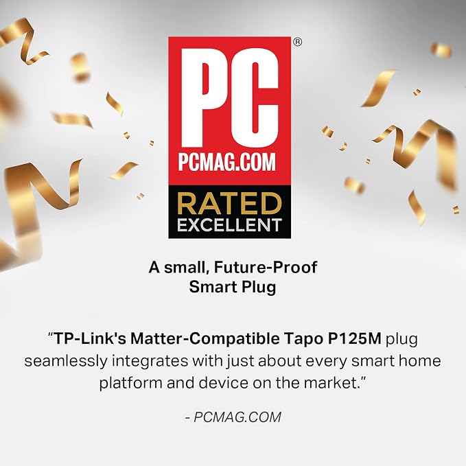 TP-Link Tapo Matter Supported Smart Plug Mini, Compact Design, 15A/1800W Max - Image 3