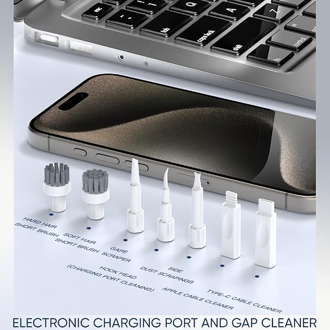 Multifunctional Electronic Cleaning Kit, Keyboard Brush, Screen Spray Wiper - Image 4