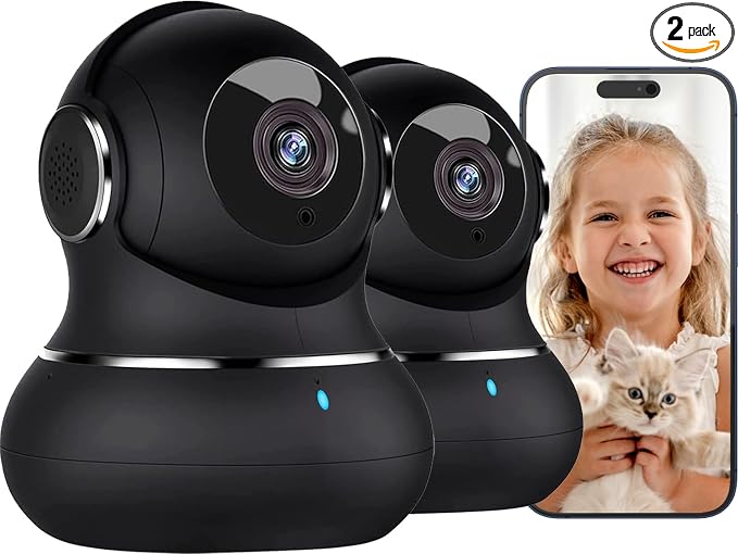 litokam 2K Indoor Camera, 360 Pan/Tilt Home Security Cameras by litokam