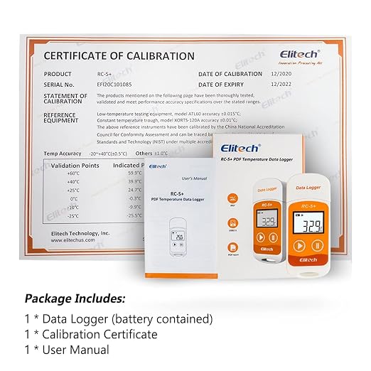 Elitech RC-5+ Digital PDF USB Temperature Data Logger Reusable Recorder - Image 8