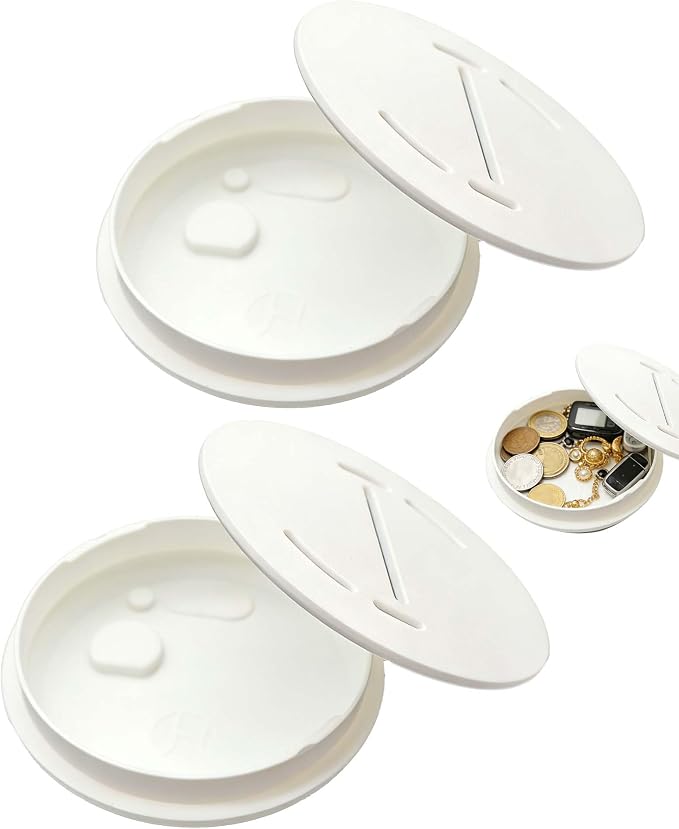Decorative Fake Smoke Detector Hidden Safe by Unknown
