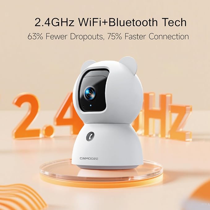 2.5K Indoor Camera 2pack, Free AI Person/Pet/Cry Detection, 4MP - Image 8