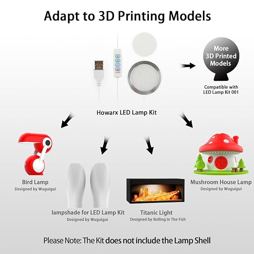 10 Set 3D Printer LED Lamp Kit 001, Compatible - Image 5