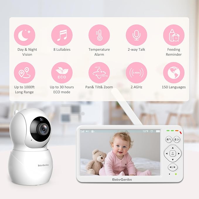 6" Big Screen Baby Monitor - Image 2