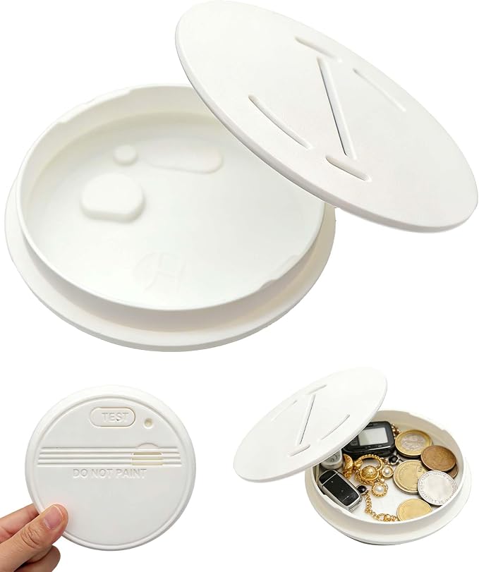 Decorative Fake Smoke Detector Hidden Safe by Unknown