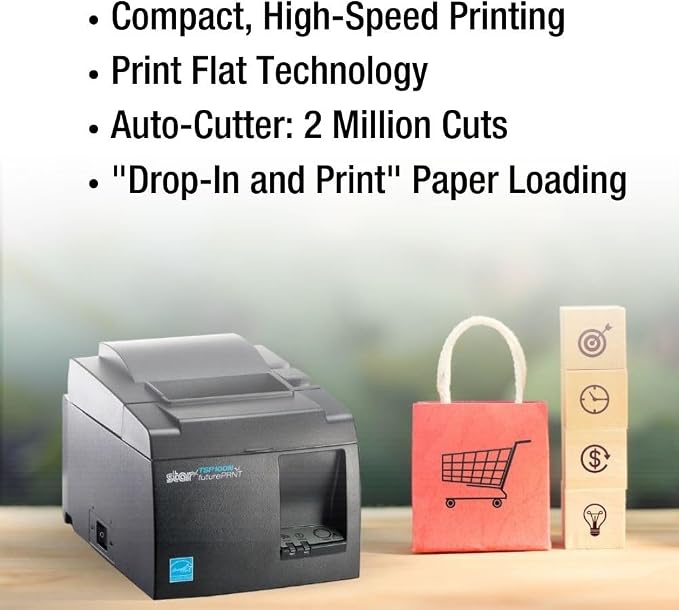 Star Micronics TSP143IIILAN Ethernet Thermal Receipt Printer - Image 6