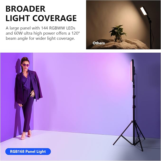 NEEWER RGB168 18.3" RGB LED Video Panel Light - Image 4