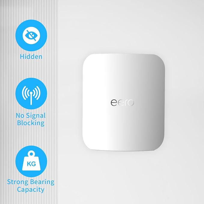 Wall Mount Holder for eero Max 7, No Messy Wires, Space Saving, Wall Stand - Image 3
