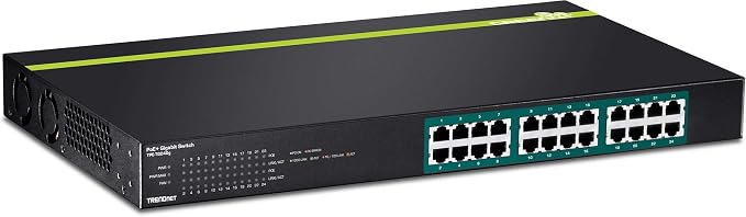 TRENDnet 24-Port Gigabit PoE+ Switch, LED Indicators, 370 Watt Power Budget - Image 4