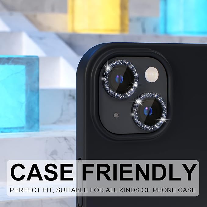 Choiche Compatible for iPhone 14 /iPhone 14 Plus Camera Lens Protector Bling - Image 4
