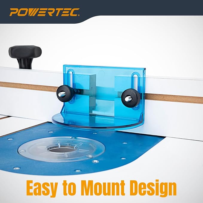 POWERTEC 71538V Adjustable Router Table Bit Guard Kit w/Mounting Hardware - Image 4