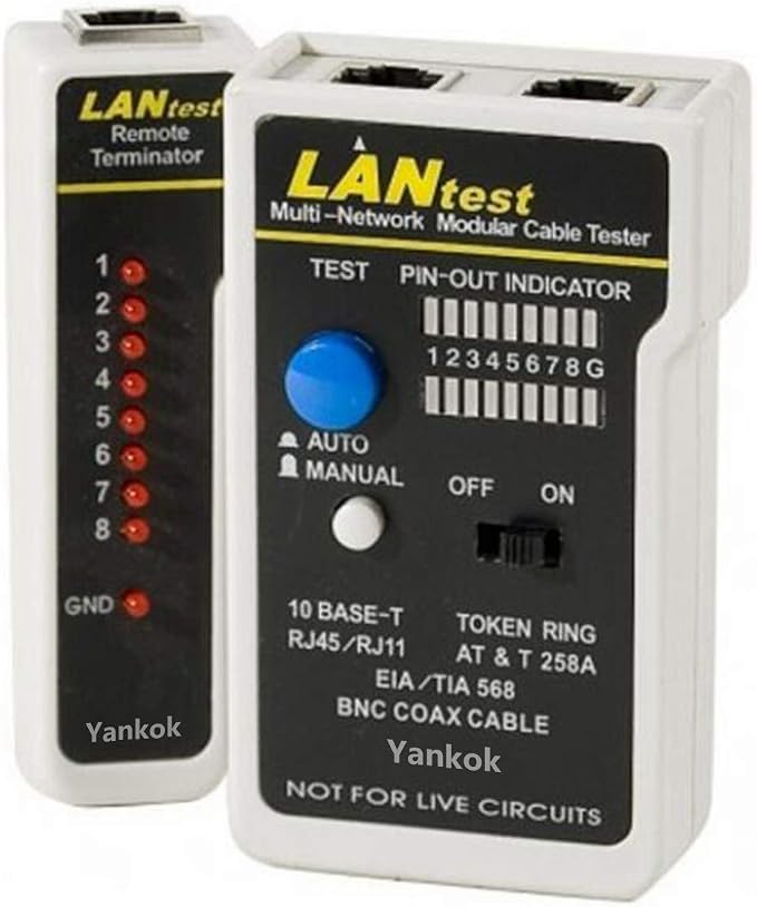Yankok LANtest Multi-Network Modular Cable Tester Kit - Image 6
