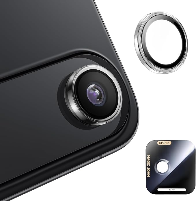 MAGIC JOHN for iPhone Air Camera Lens Protector 9H Aerospace Tempered Glass by MAGICJOHN