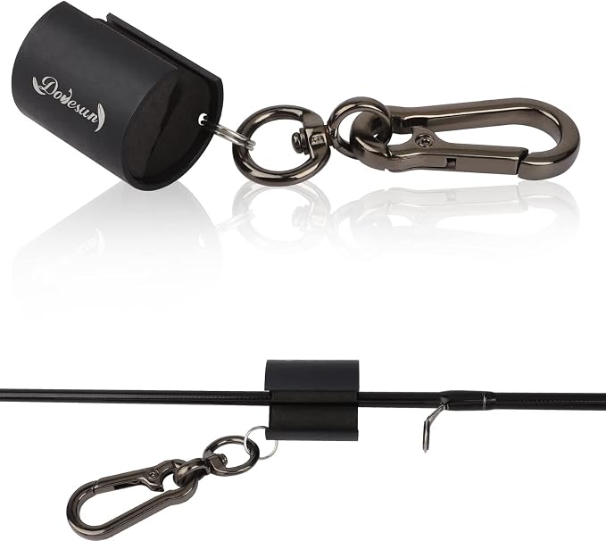 Dovesun Creek Rod Clips Wearable Fishing Rod Holder Clip Fly Fishing Pole by Dovesun