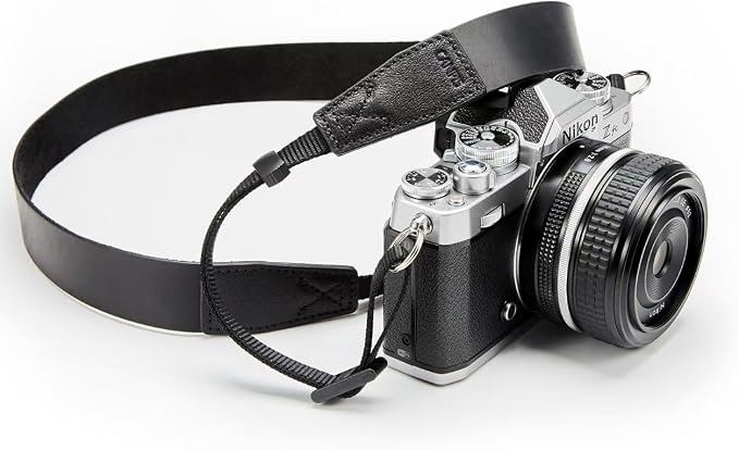 Crazy Horse Leather Camera Strap, Vintage Camera Strap, Adjustable Camera Neck by CANPIS