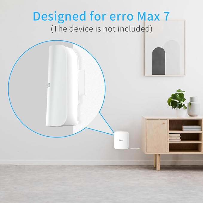 Wall Mount Holder for eero Max 7, No Messy Wires, Space Saving, Wall Stand - Image 2
