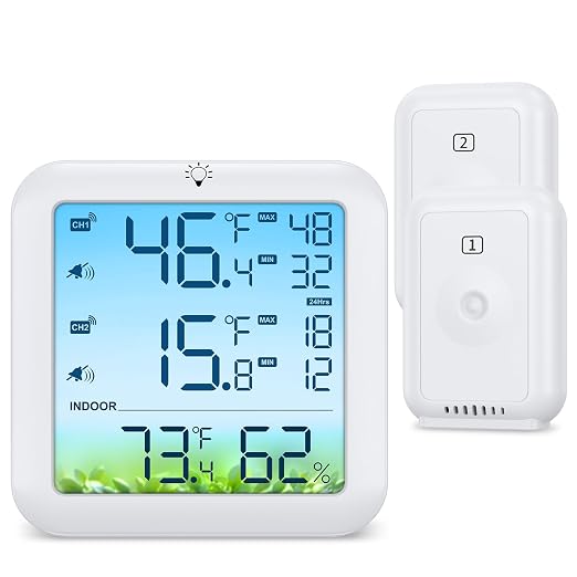 Bomivoi Wireless Fridge and Freezer Thermometer by Bomivoi%E2%80%94BuiltwithCreativityMadeforLife