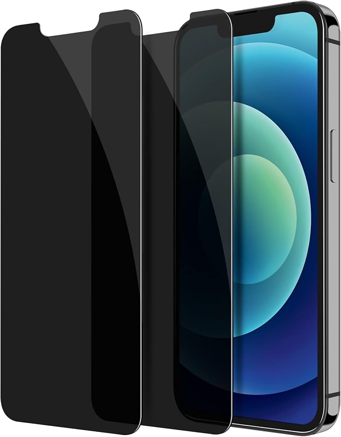YMHML Privacy Screen Protector for iPhone 12 / iPhone 12 Pro，Anti-Spy Tempered by YMHML