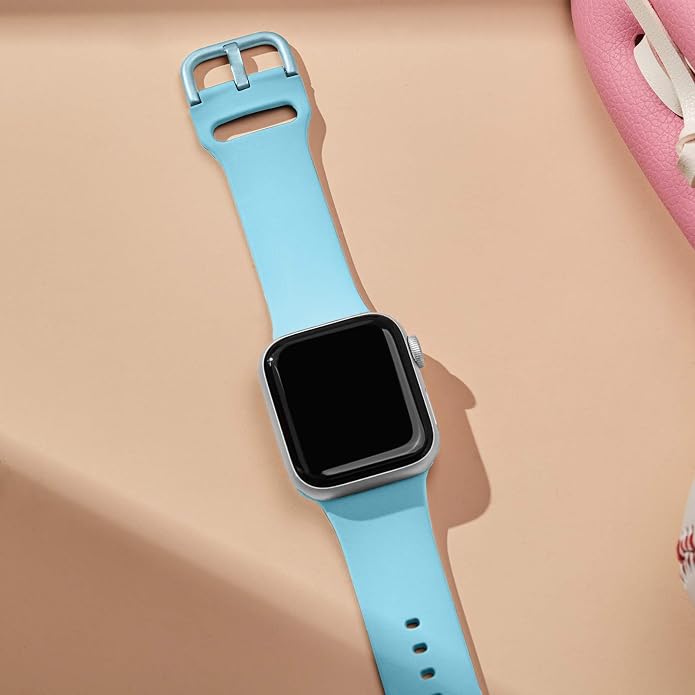 Sport Band Compatible with Apple Watch Bands 49mm 46mm 45mm 44mm 42mm 41mm 40mm - Image 2