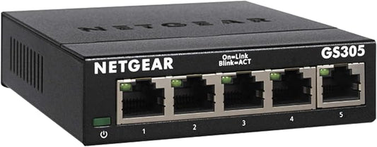 NETGEAR 5-Port Gigabit Ethernet Unmanaged Essentials Switch by NETGEAR