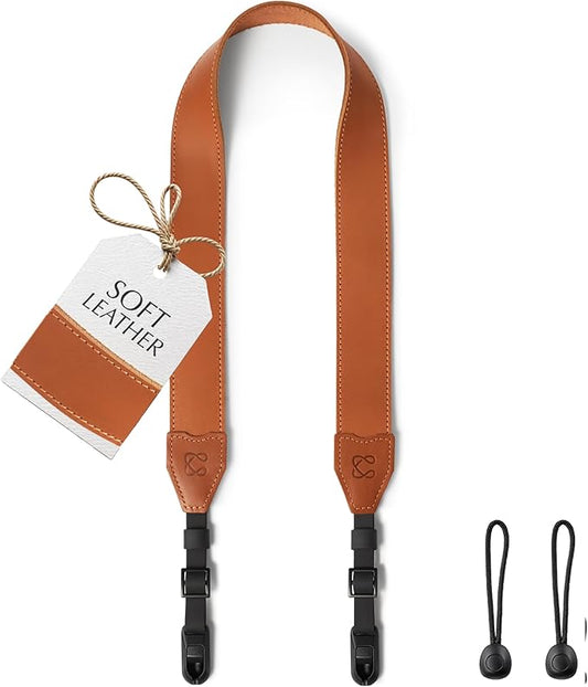 C Coiro Classic Leather Camera Strap by CCoiro