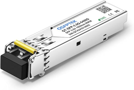 2.5Gbase-ZX SFP Module, Gigabit Fiber Ethernet Transceiver, SFP 2.5G 1550nm 80KM by QSFPTEK