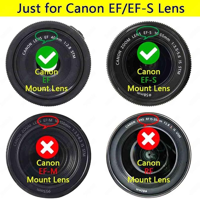 ULBTER Front Body Cap and Rear Lens Cap Cover - Image 3