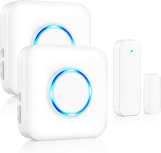 Door Chime, Satisure Door Sensor Chime When Door Opens, Door Entry Alarm by Satisure