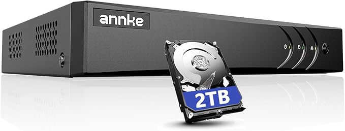 ANNKE 3K Lite 8CH Digital Video Recorder, H.265+ Hybrid 5-in-1 DVR by ANNKE