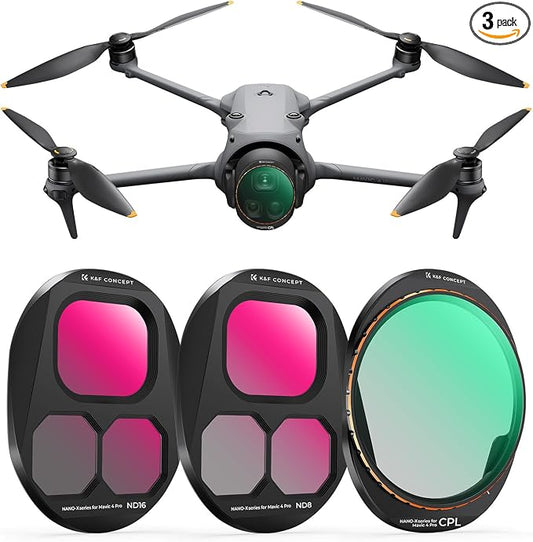 K&F CONCEPT Upgrade ND & CPL Filter Set Compatible by KFCONCEPT