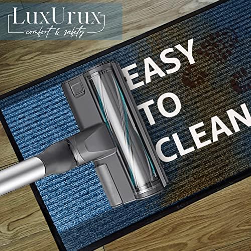 LuxUrux Striped Blue Door Mat - Image 5