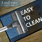 LuxUrux Striped Blue Door Mat - Image 5