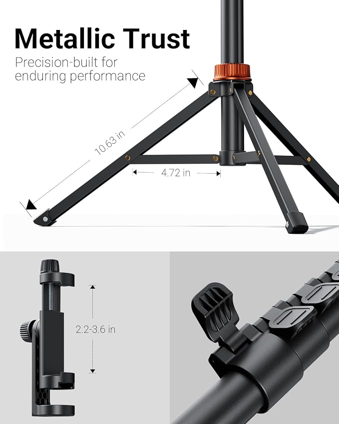 VIMOSE 66" Phone Tripod, Tripod - Image 2