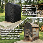 Cover for Storage Shed 600D for Garden Storage Shed and Ssolar Shed and other - Image 5