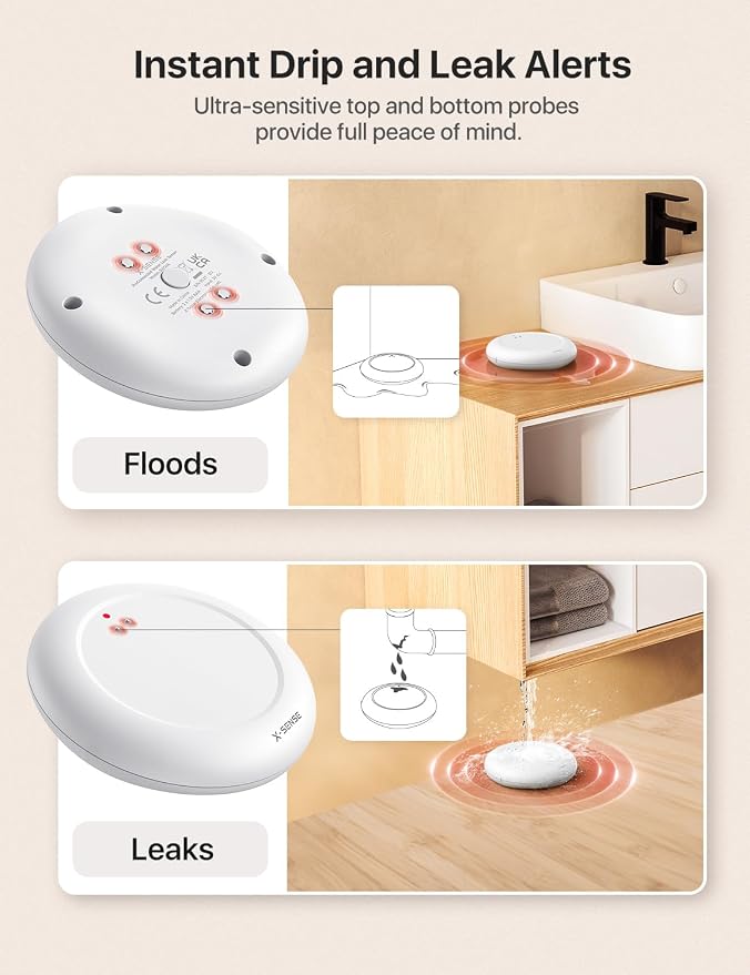 X-Sense Wi-Fi Water Leak Detector, 1 SWS0A Water Sensor - Image 5