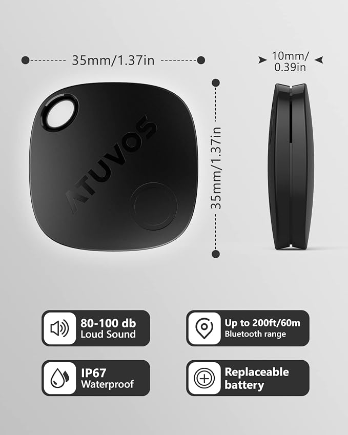 ATUVOS Air Tracker Tag-1 Pack, Keys Finder and Item Locator - Image 9