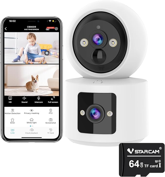 VSTARCAM 2 Lens 2K Indoor Camera by VSTARCAM