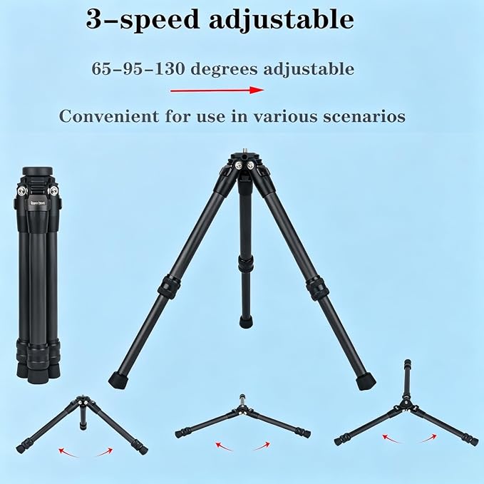 Lightweight Carbon Fiber Mini Tripod, 7/10.5 Inches Sturdy Desktop Tripod - Image 3