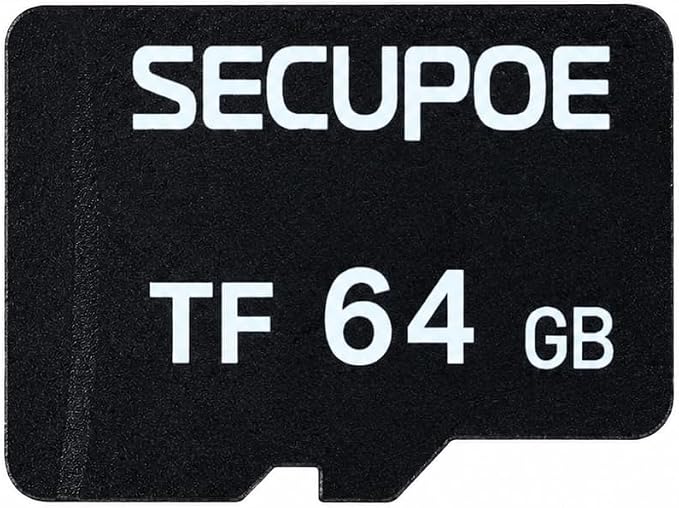 64GB TF Memory Card Class 10 FAT32 High Speed Reading/Writing by SECUPOE