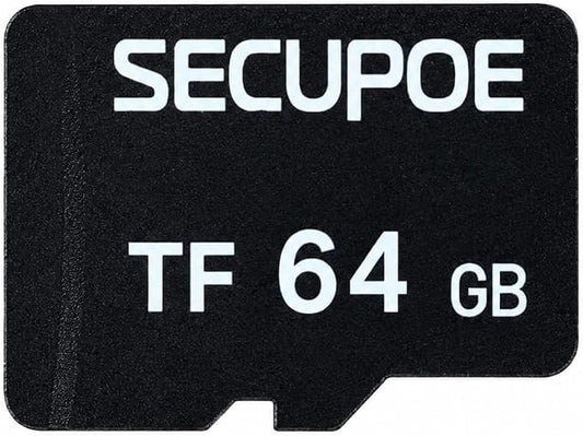 64GB TF Memory Card Class 10 FAT32 High Speed Reading/Writing by SECUPOE