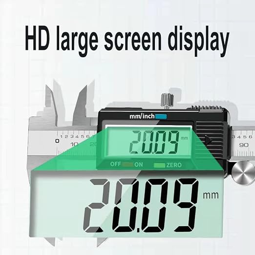 Electronic Digital Caliper Measuring Tool, Stainless Steel Vernier Caliper - Image 7