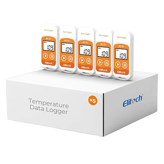 Elitech RC-5+ Digital PDF USB Temperature Data Logger Reusable Recorder by Elitech