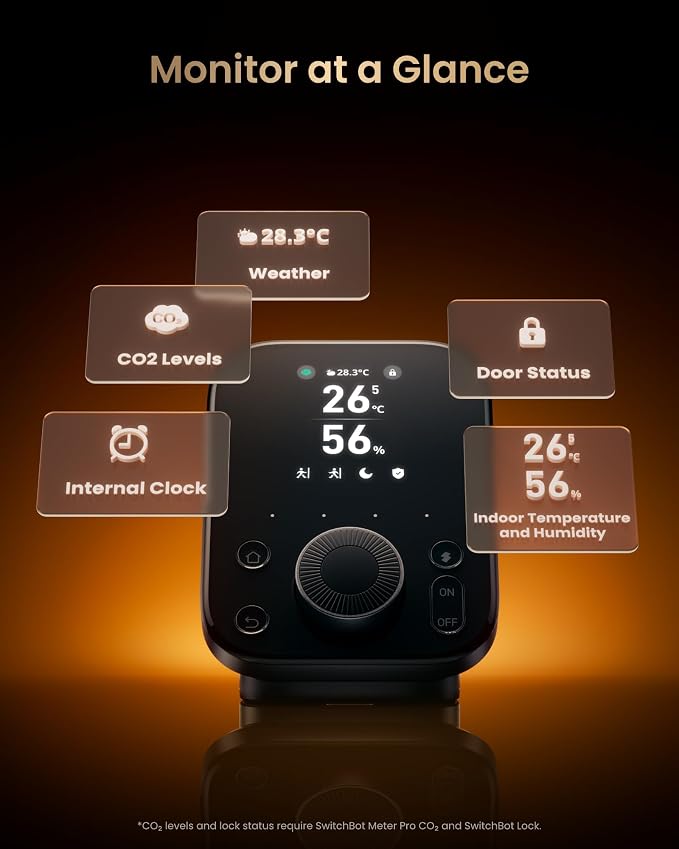 SwitchBot Hub 3 Smart Home Command Center: Screen + Physical Dial, IR Remote Hub - Image 5