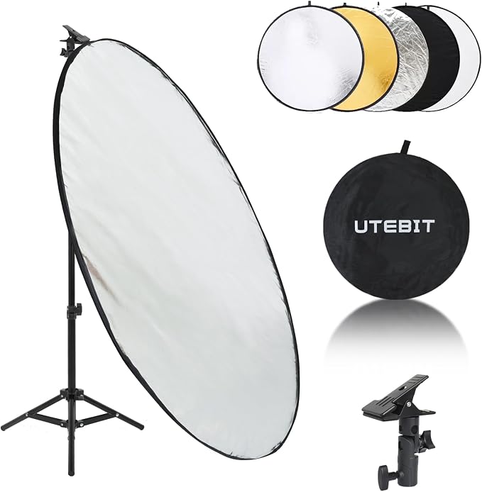 UTEBIT 31 Inch Light Reflector Stand Kit by UTEBIT