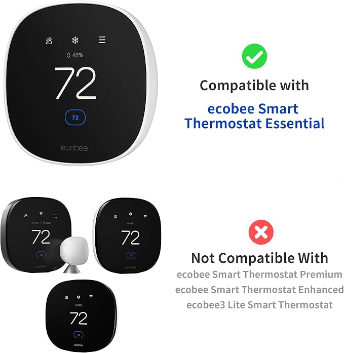Tim Kit for Smart Thermostat Essential 2025, Wall Plate Cover Accessory for - Image 2