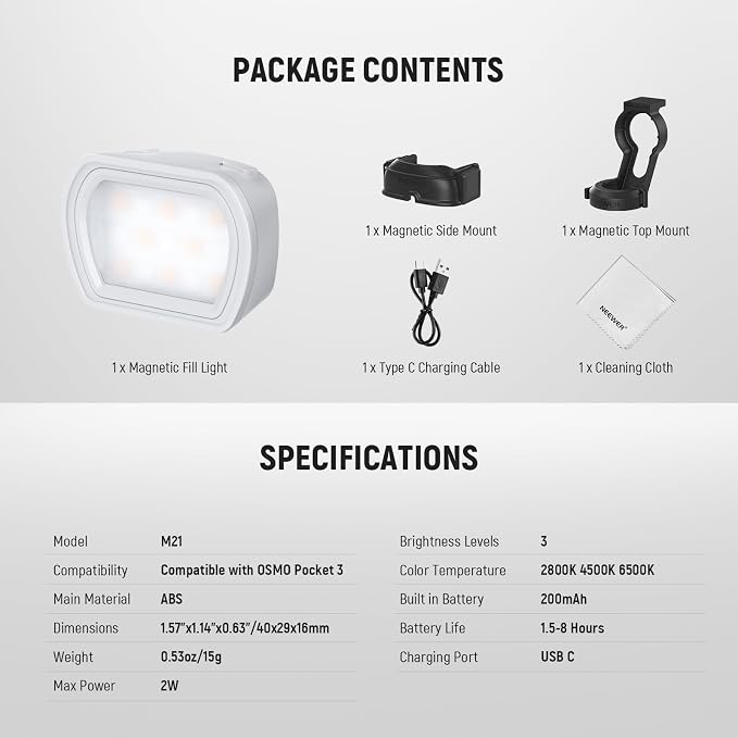 NEEWER Basics Magnetic Auxiliary Light Compatible - Image 9